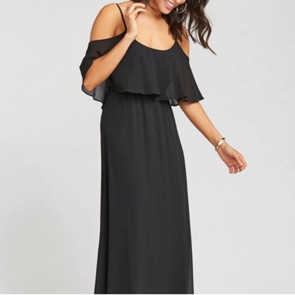 Show Me Your Mumu black maxi dress size L